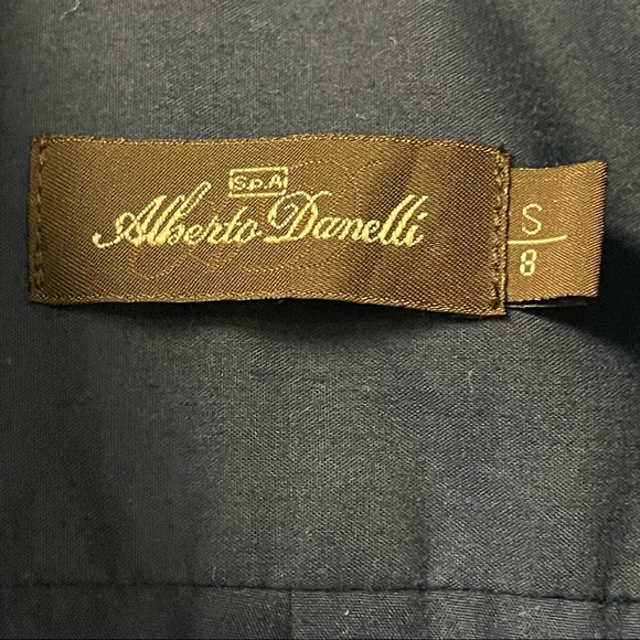 Navy blue boys button down - size 8 - Picture 3 of 5